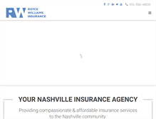 Tablet Screenshot of insuringnashville.com